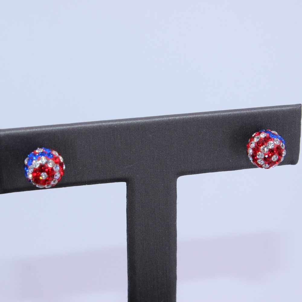 ✨American Flag Stud Earrings SS 925